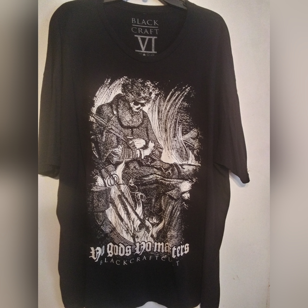 Blackcraft Cult 3X No gods No masters shirt